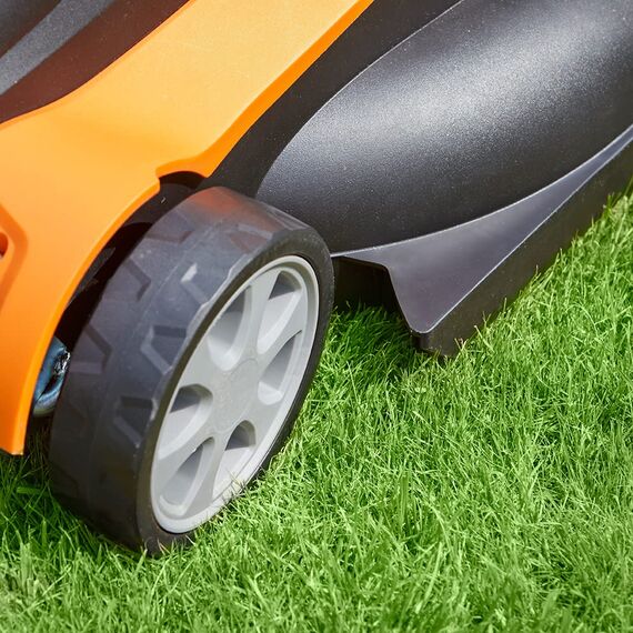 LawnMaster CLMF4841E Akku-Rasenmäher 48V Max 2x24V 4.0Ah Batterie, 41cm 450m² Mulchen 42L, 22-72mm 6-Stufige Schnitthöhenverstellung