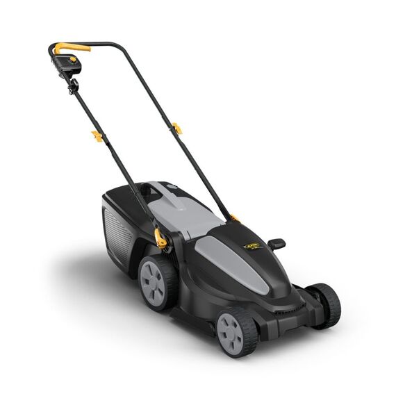 Alpina AL1 34 E Elektro-Rasenmäher, Schnittbreite 34 cm, 1200 W, 35 L Kunststoff-Grasfangkorb