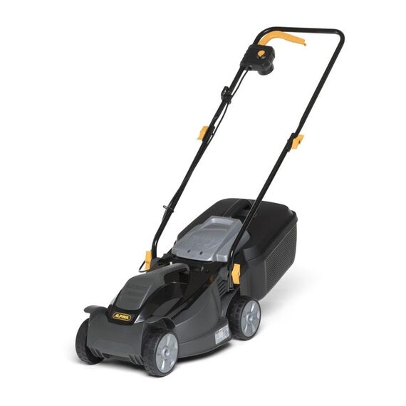 Alpina Elektro-Rasenmäher BL 320 E, Schnittbreite 32cm, 1000-W-Motor, bis zu 300m², Schnitthöhe in 3 Positionen verstellbar, 25 l Auffangbeutel