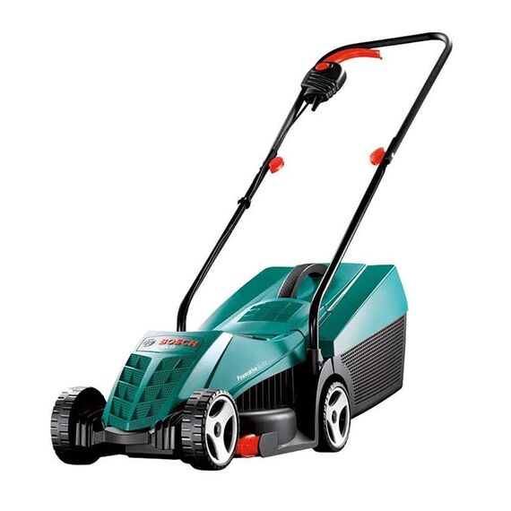 Bosch Rotak 32R Elektrischer Sichelrasenmäher mit 32 cm Schnittbreite