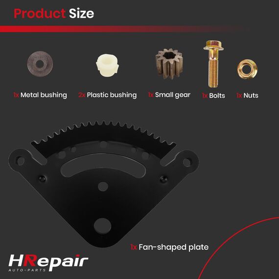 HRepair Lenkungssektor Ritzel Umbau Kit Ersatz für John Deere LA100 LA105 LA120 LA130 LA135 LA140 LA150 LA165, John Deere D Serie Rasentraktoren ersetzt # GX21924 BLE, GX20. 053, GX20054, GX21994