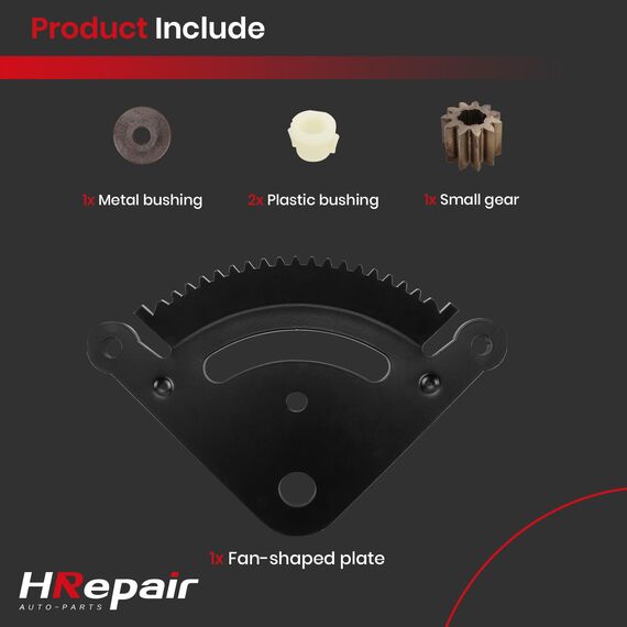 HRepair Flip Manufacturing Steering Sector Gear & Pinion Kit passend für John Deere LA Serie – 19 Zähne LA120, LA125, LA130, LA135, LA140, LA145, GX200533, GX200 54 DE