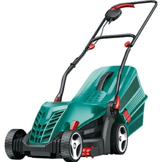 Bosch Rotak 34 R Schubrasenmäher AC Schwarz, Grün - Rasenmäher (Schubrasenmäher, 34 cm, 2 cm, 7 cm, Rotorblätter, 40 l)