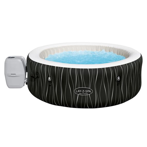 Bestway® Lay-Z-SPA® LED-Whirlpool Hollywood AirJet™ für 6 Personen Ø 196 x 66 cm, LED-Design