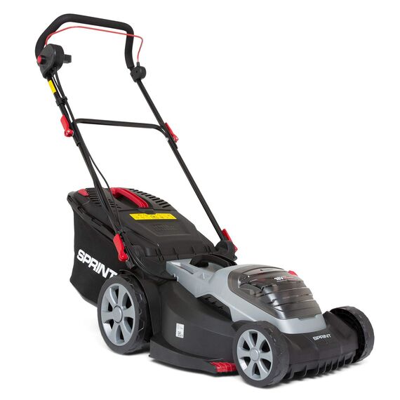 Sprint 2x18V (36V) Lithium-Ionen 44 cm Akku-Rasenmäher 440P18V, Powered by Briggs & Stratton, bis zu 640 m2, inklusive 2x 5Ah Batterie und Zweifach-Ladegerät, 5 Jahre Garantie