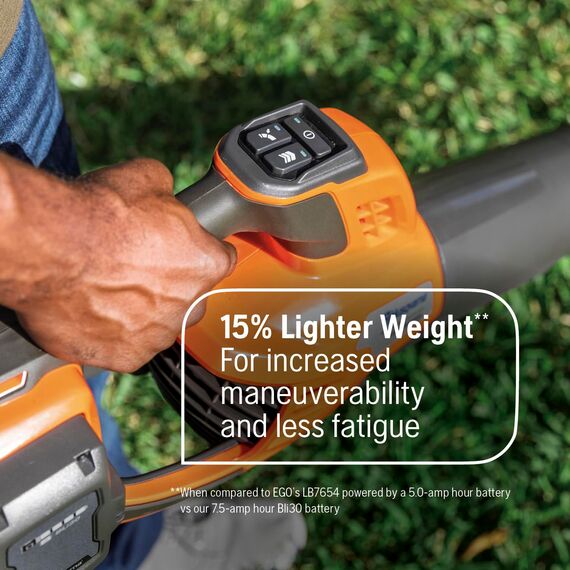 Husqvarna Leaf Blaster 350iB Akku-Laubbläser, kabellos, 200 MPH 800 CFM, Akku-Laubbläser mit bürstenlosem Motor und leisem Betrieb, 40 V Lithium-Ionen-Akku und Ladegerät im Lieferumfang enthalten
