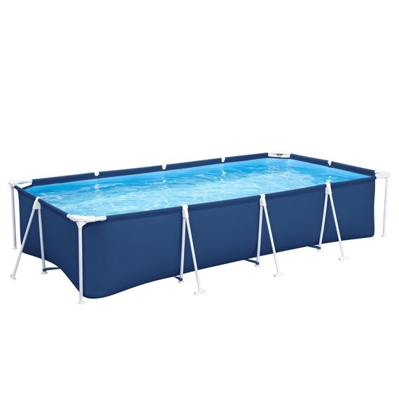 Bestway Steel Pro | Aufstellpool mit Metallrahmen, Familien-Außenpool, 4,0 m