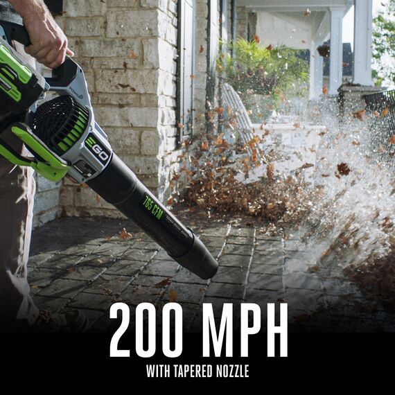 EGO Power+ LB7650 Turbo-Laubbläser mit Variabler Geschwindigkeit, 56 Volt, 765 CFM Akku-Laubbläser, Akku und Ladegerät Nicht im Lieferumfang enthalten, Schwarz