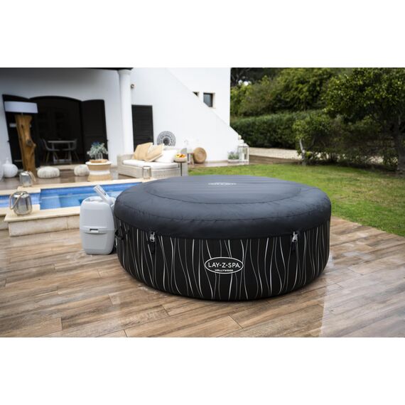 Bestway® Lay-Z-SPA® LED-Whirlpool Hollywood AirJet™ für 6 Personen Ø 196 x 66 cm, LED-Design
