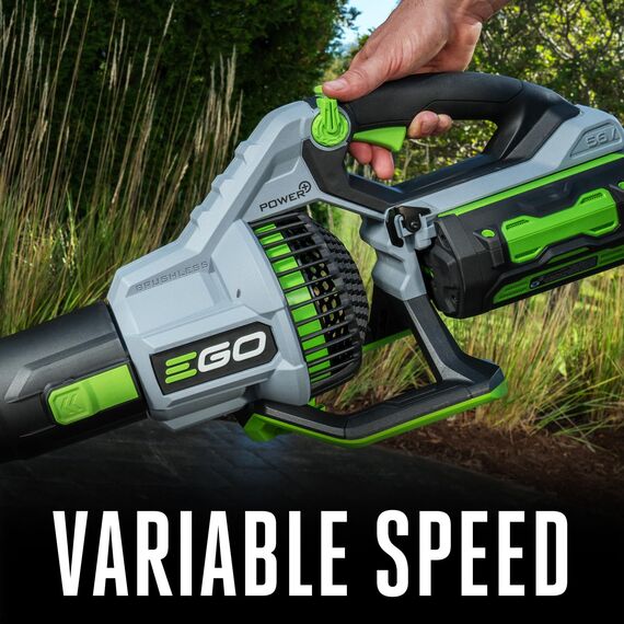 EGO Power+ LB7650 Turbo-Laubbläser mit Variabler Geschwindigkeit, 56 Volt, 765 CFM Akku-Laubbläser, Akku und Ladegerät Nicht im Lieferumfang enthalten, Schwarz