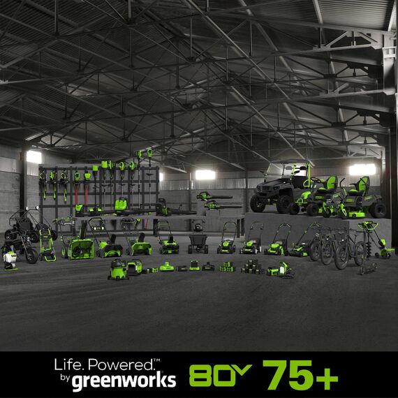 Greenworks 80 V Gebläse mit Batterie und Ladegerät Battery & Charger Not Included