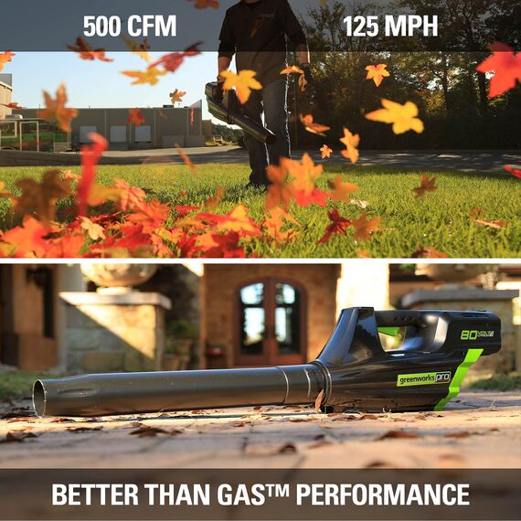 Greenworks 80 V Gebläse mit Batterie und Ladegerät Battery & Charger Not Included