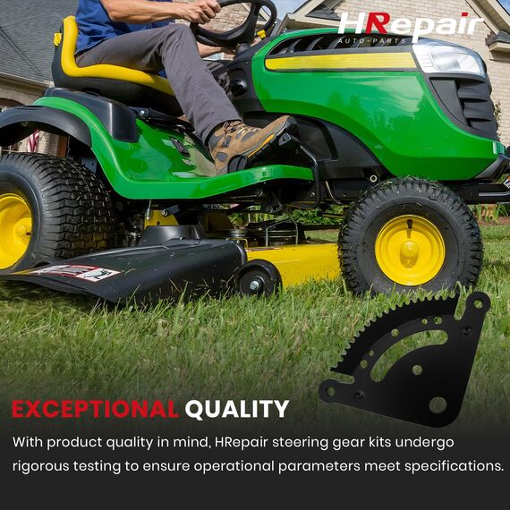HRepair Lenkungssektor Ritzel Umbau Kit Ersatz für John Deere LA100 LA105 LA120 LA130 LA135 LA140 LA150 LA165, John Deere D Serie Rasentraktoren ersetzt # GX21924 BLE, GX20. 053, GX20054, GX21994