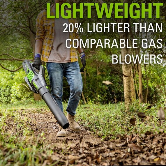 Greenworks 80 V (170 MPH / 730 CFM / 75+ kompatible Werkzeuge), kabelloser bürstenloser Axial-Laubbläser, nur Werkzeug