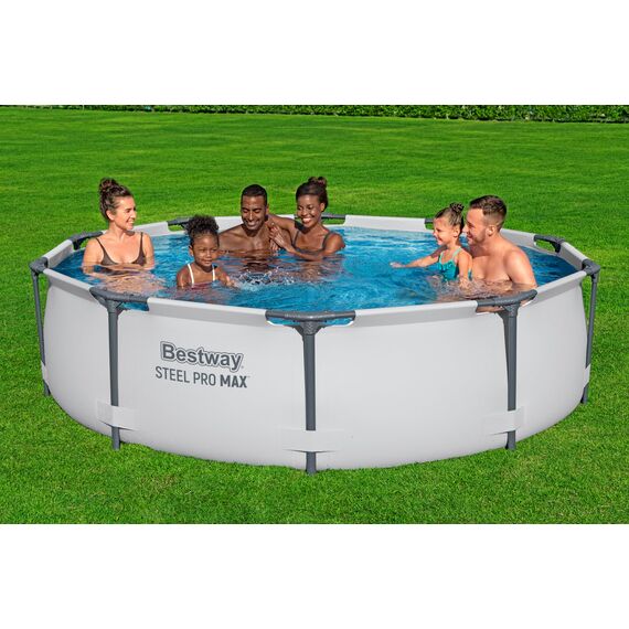 Bestway Steel Pro Max Frame Pool, rund, ohne Zubehör 305 x 76 cm