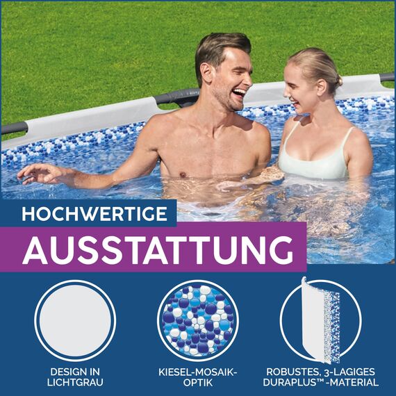 Bestway Steel Pro Max Frame Pool, rund, ohne Zubehör 305 x 76 cm