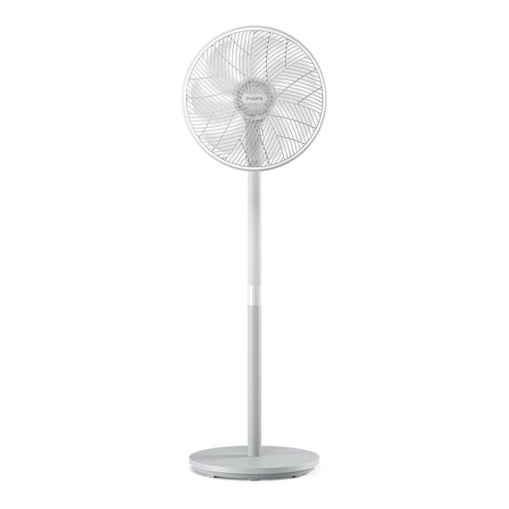 Philips Standventilator Serie 2000. Stark & superleise mit SilentWings Technologie. 19 dB. 2-in-1-Tisch- & Standventilator. Neigung & Oszillation einstellbar. 12-Stunden-Timer. Weiß. (CX2550/00)