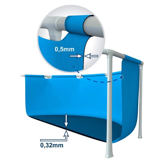 Intex Metal Frame Pool - Aufstellpool - Ø 366 x 76 cm