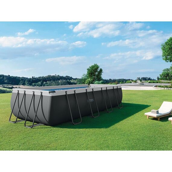 Intex Schwimmbadrahmen-Set Ultra Quadra, 549 x 274 x 132 cm, XTR 26356