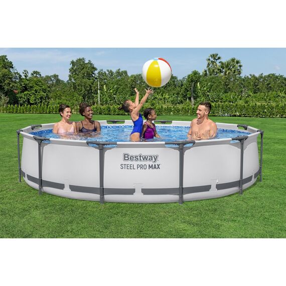 Bestway Steel Pro Max™ Frame Pool-Set, rund, mit Filterpumpe 366 x 76 cm