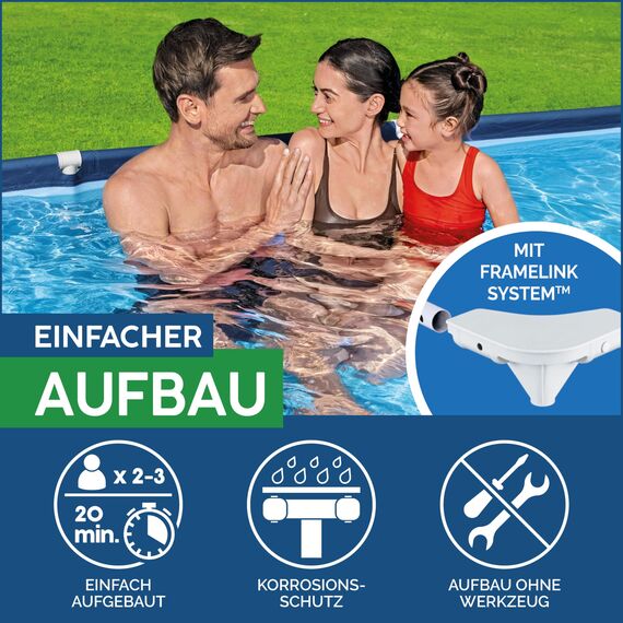 8'6" x 67" x 24"/2.59m x 1.70m x 61cm Pool