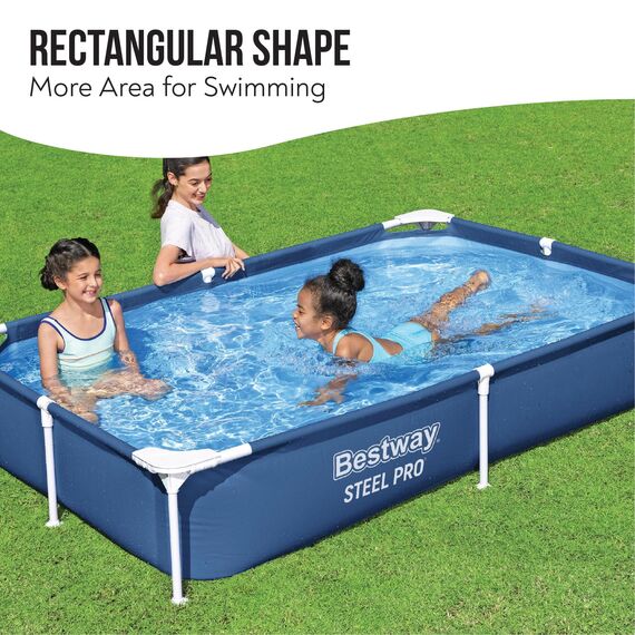 7'3" x 59" x 17"/2.21m x 1.50m x 43cm Pool