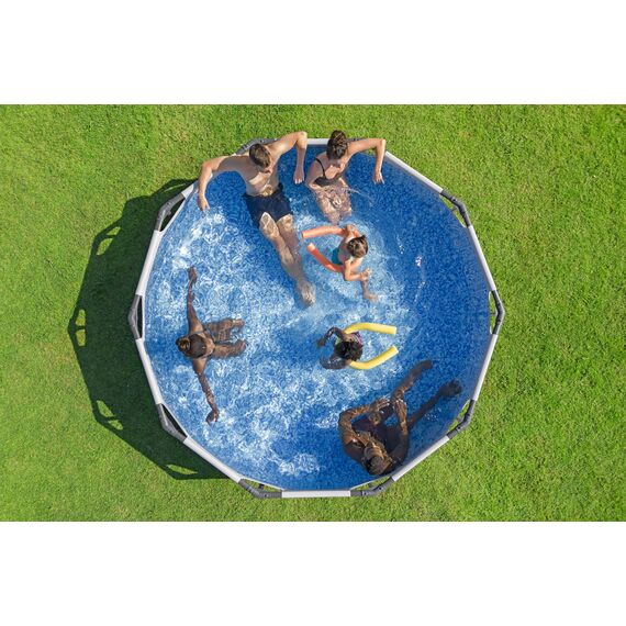 Bestway Steel Pro Max™ Frame Pool-Set, rund, mit Filterpumpe 305 x 76 cm