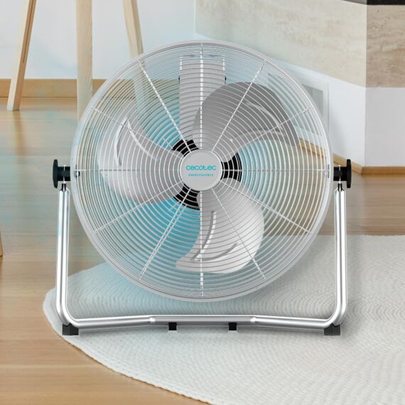 Cecotec Industrie-Ventilator EnergySilence 4500 GyroPro, 110 W, Automatische Schwenkfunktion, 3 Geschwindigkeiten, Kupfermotor, Einstellbar, Verchromte Oberfläche