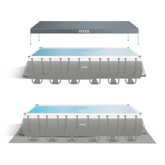 Intex 24Ft X 12Ft X 52In Ultra XTR Rectangular Pool Set