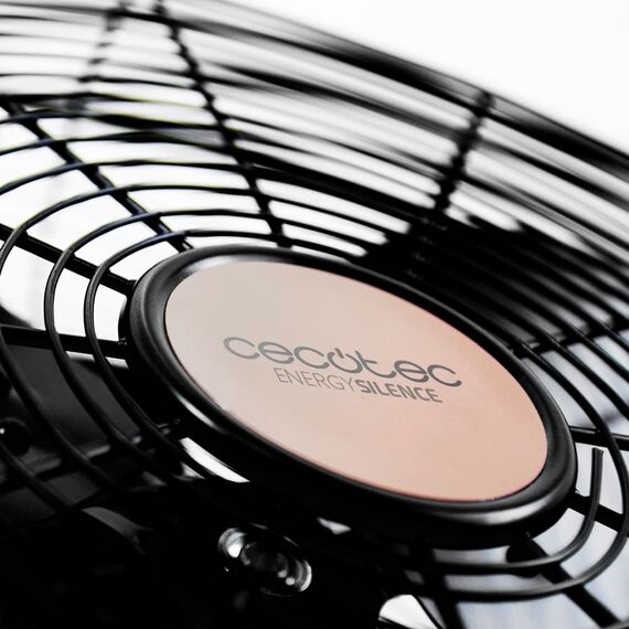 Cecotec Industrieller Ventilator EnergySilence 3000 Pro, 90W, 3 Flügel, 40cm Durchmesser, Kupfermotor, 3 Geschwindigkeiten, Metallfinish, Elegantes Design, Maximale Sicherheit, Stabiler Standfuß