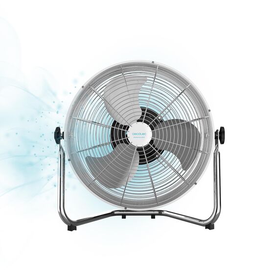 Cecotec Industrie-Ventilator EnergySilence 4500 GyroPro, 110 W, Automatische Schwenkfunktion, 3 Geschwindigkeiten, Kupfermotor, Einstellbar, Verchromte Oberfläche