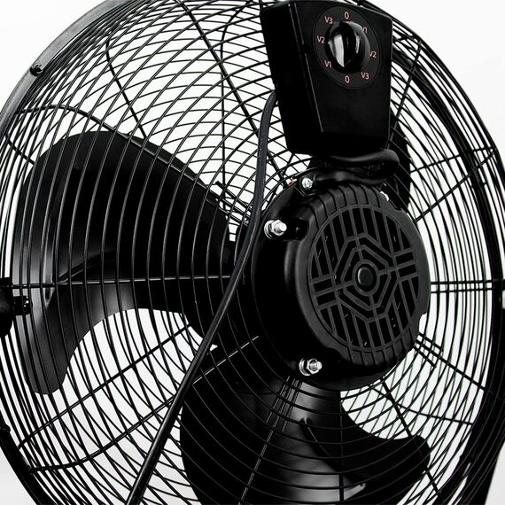 Cecotec Industrieller Ventilator EnergySilence 3000 Pro, 90W, 3 Flügel, 40cm Durchmesser, Kupfermotor, 3 Geschwindigkeiten, Metallfinish, Elegantes Design, Maximale Sicherheit, Stabiler Standfuß