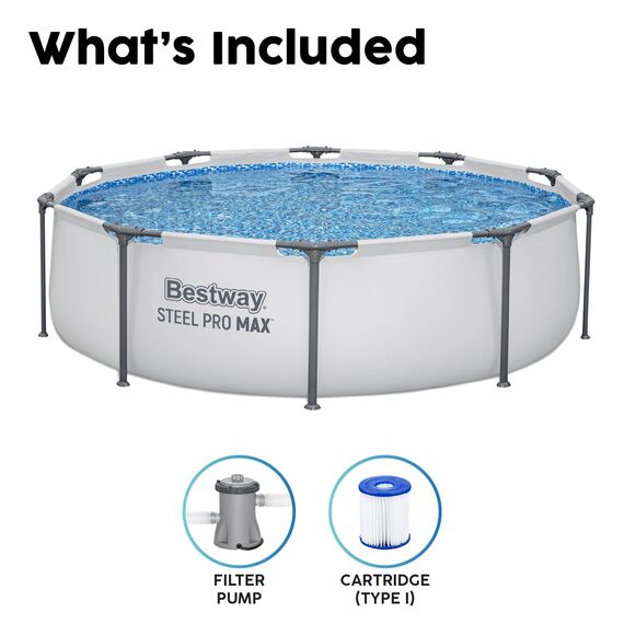Bestway zwembad Steel Pro Max Set rund 3