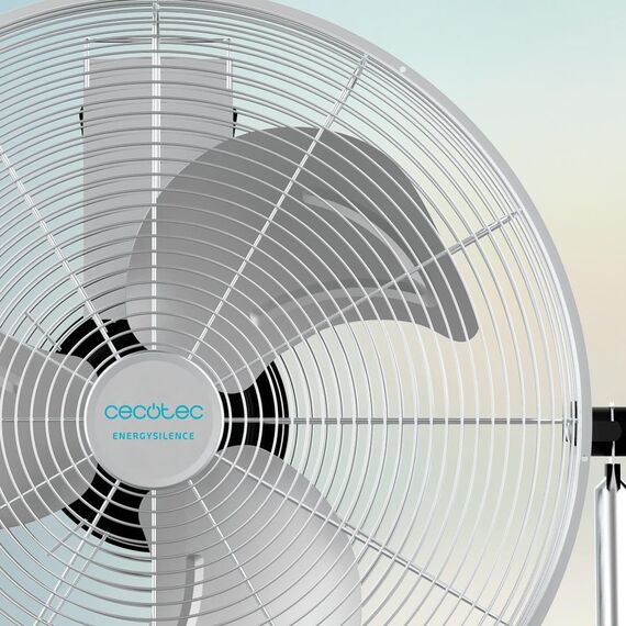 Cecotec Industrie-Ventilator EnergySilence 4100 Pro, 100 W, 3 Metallklingen 18" Durchmesser, Kupfermotor, 3 Geschwindigkeiten, Einstellbare Neigung, Sicherheitssystem