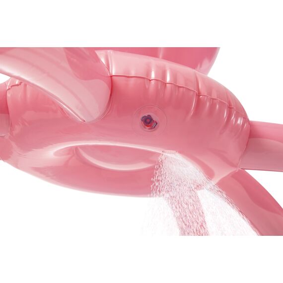 INTEX Friendly Octopus Aufblasbarer Kiddie Pool: aufblasbarer Kinderpool mit Wassersprüher und Rutsche – Splash Pad – 233,7 x 182,9 x 149,9 cm – ab 3 Jahren