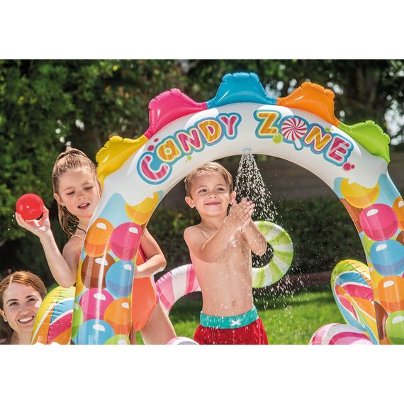Intex Candy Zone Inflatable Play Center, 116" X 75" X 51", for Ages 2+
