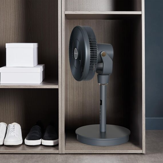 Rowenta Turbo Swift Silence Standventilator, Blau, QV5041F0