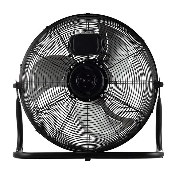 Bodenventilator | Ø46 cm | 102 m³/min Luftdurchsatz | 1.250 U./min | 3 Geschwindigkeitsstufen | Power Windmaschine | Luftkühler | Standlüfter | Raumkühler | Standventilator