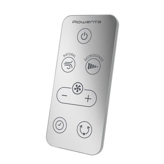 Rowenta VU5870 Standventilator Turbo Silence Extreme+ | Fernbedienung | 5 Geschwindigkeiten | Abschaltautomatik | Timer | Automatische Oszillation | Höhenverstellbar, Weiß