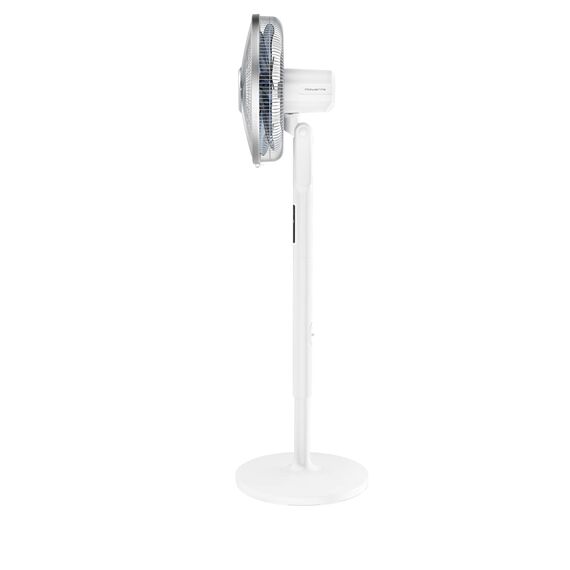 Rowenta VU5770 Turbo Silence Extreme+ Standventilator (5 Geschwindigkeitsstufen, Timer-Funktion, verstellbarer Neigungswinkel, 35 dB(A), 100% Kupfermotor, inkl. Fernbedienung, sehr kompakt) weiß