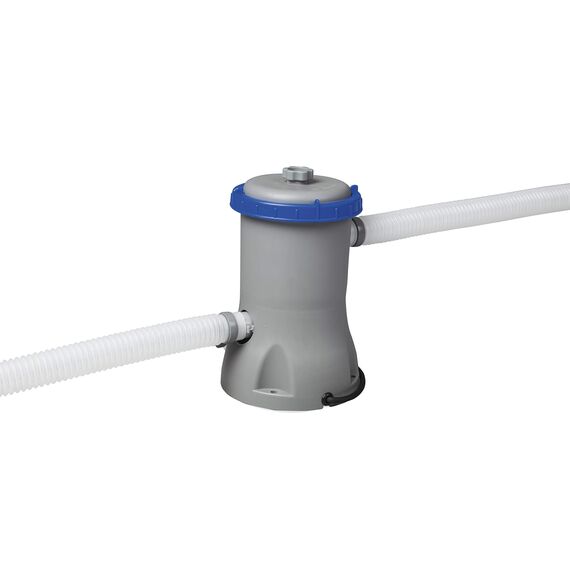 Bestway Steel Pro Max Stahlrahmenpool-Set mit Filterpumpe und Zubehör, 10220 L, blau, 427 x 427 x 84 cm