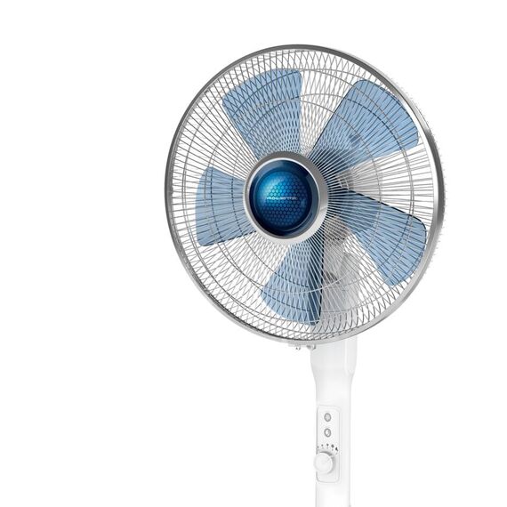 Rowenta VU5840 Turbo Silence Extreme+ Standventilator | mit 4 Geschwindigkeiten | automatische Oszillation | Silence-Nacht-Modus | Turbo-Boost | verstellbare Höhe | Weiß