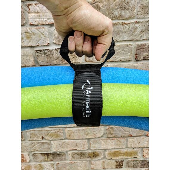 Robuster Spanngurt für Pool-Vakuumschläuche, Poolnudeln, Gartenschlauch und andere große Outdoor-Gegenstände Zum Aufbewahren Organisieren von Geräten, mit Griff zum Aufhängen Tragen (2, 76,2 cm)