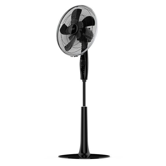 Cecotec Standventilator EnergySilence 1020 Extreme Flow. 16" mit 60 W und 3 Geschwindigkeiten, Timer, Oszillierend, leise, höhenverstellbar, 10 Flügel und maximale Sicherheit