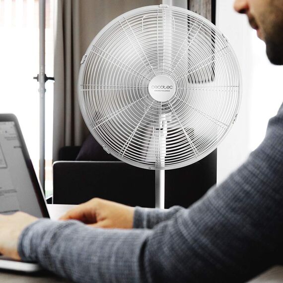 Cecotec Tischventilator (EnergySilence 560 WoodDesk) (Stehend, Stahl)