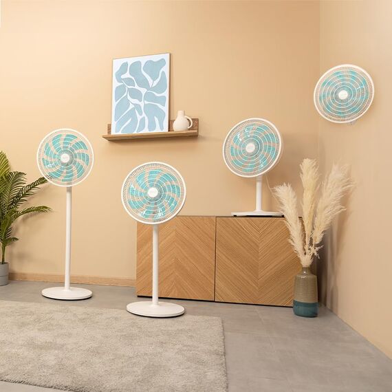 Cecotec Standventilator, Tischventilator und Wandventilator EnergySilence 550 3in1. 60W, 3 Höhen, 16" Durchmesser, 80º automatische Schwenkung, 3 Geschwindigkeiten, einfache Bedienung