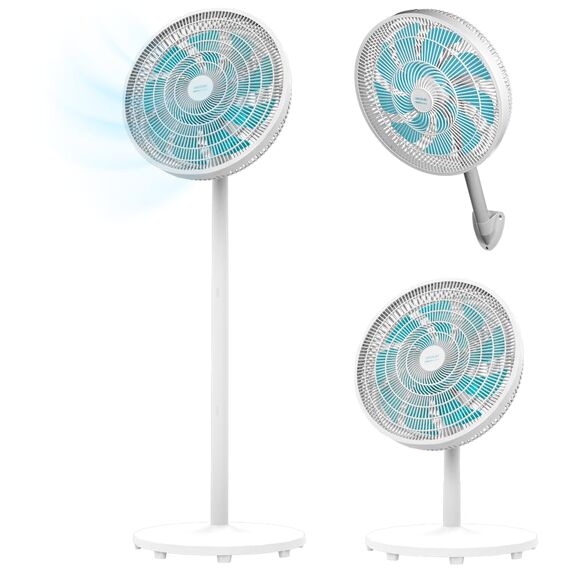 Cecotec Standventilator, Tischventilator und Wandventilator EnergySilence 550 3in1. 60W, 3 Höhen, 16" Durchmesser, 80º automatische Schwenkung, 3 Geschwindigkeiten, einfache Bedienung