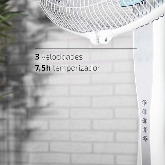 Freistehender Ventilator Cecotec EnergySilence 530 Power Connected 50 W Schwarz (Power Connected, Weiß)