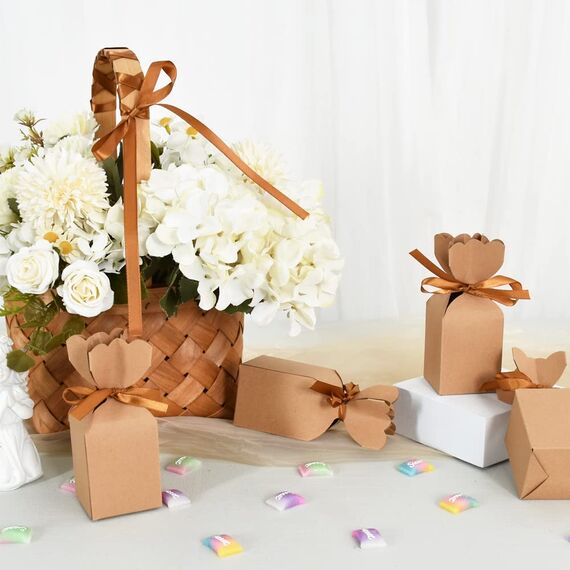 TONIFUL Satinband Warmbraun 10mm, 91 Meters Dekoration Geschenkband Fein Schleifenband, Stoffband für Hochzeit, Taufe und Geburtstag Geschenke Der Valentinstag Verpackung von Geschenken