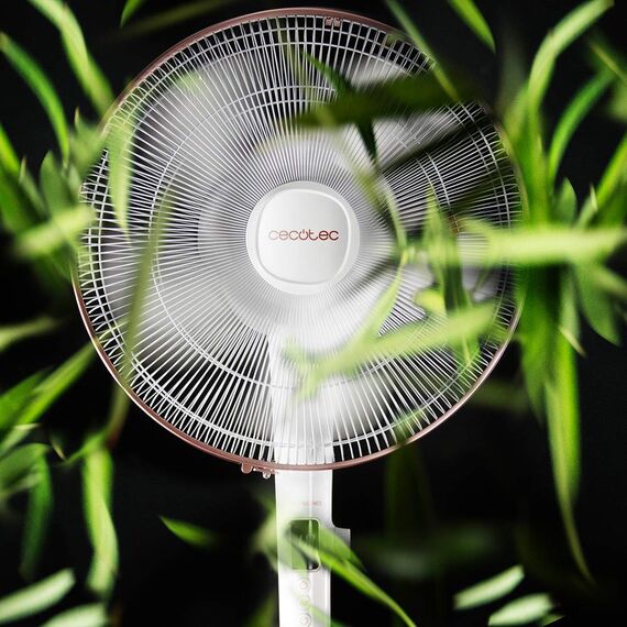 Cecotec Standventilator EnergySilence 1030 SmartExtreme. 16" mit 28W und DC-Motor, 24 Geschwindigkeiten, 3 Modi, Oszillation, leise, höhenverstellbar, 10 Flügel und maximale Sicherheit